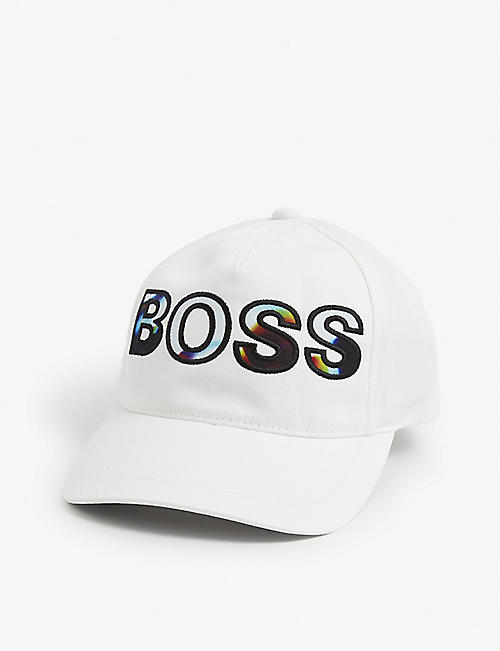 BOSS: Brand-embroidered cotton-canvas cap