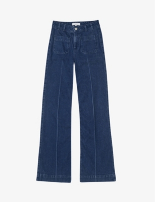 reiss wide leg jeans