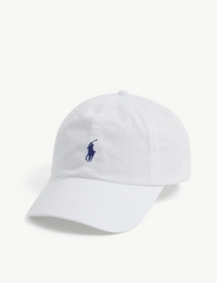 POLO RALPH LAUREN: Pony logo-embroidered cotton chino ball cap