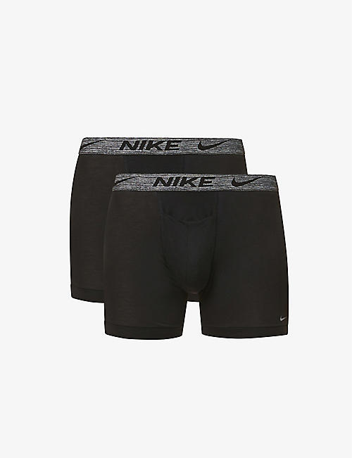 NIKE: Relux pack of two recycled polyester-blend boxer briefs