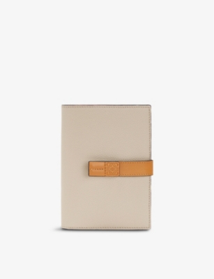 LOEWE: Logo-debossed medium leather wallet