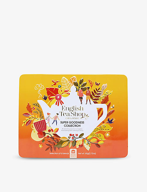 ENGLISH TEA SHOP: Super Goodness tea gift tin 60g