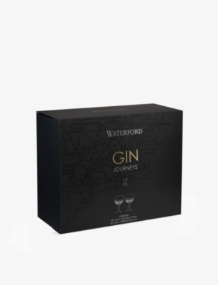 WATERFORD: Gin Journey Lismore Balloon crystal glasses set of two