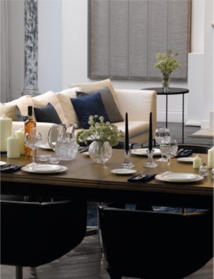 WATERFORD: Lismore crystal wine glass 19.3cm