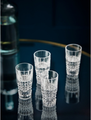 Waterford Lismore Cut Crystal Shot Glasses Set Of Four