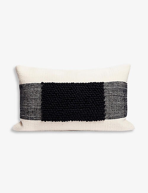 MORROW SOFT GOODS: Cruz wool and cotton throw pillow 40x65cm