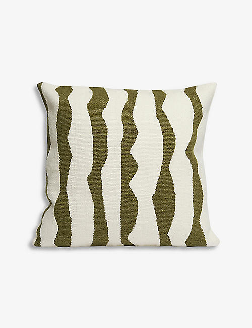 MORROW SOFT GOODS: Paso wool and cotton-blend throw pillow 50x50cm
