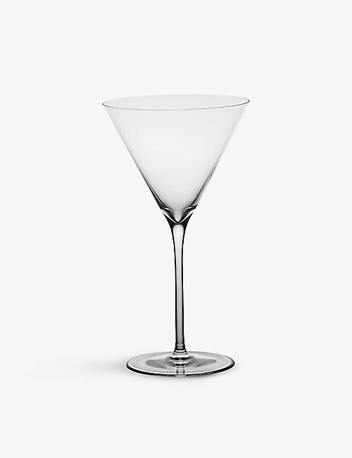 RICHARD BRENDON: Lead-free crystal martini glasses set of two 200ml