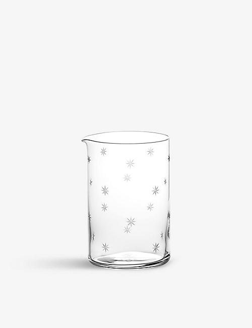 RICHARD BRENDON: Star-cut crystal water jug 8.1cm
