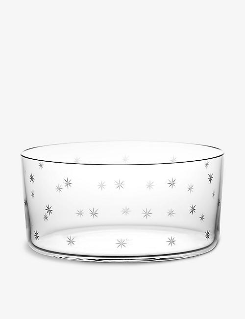 RICHARD BRENDON: Star-cut crystal ice bucket 6.1cm