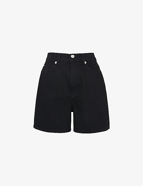 WHISTLES: Authentic high-rise organic-cotton denim shorts