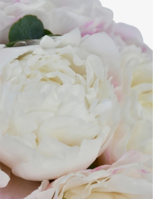 MOYSES STEVENS: Blush Pink Double peonies bouquet