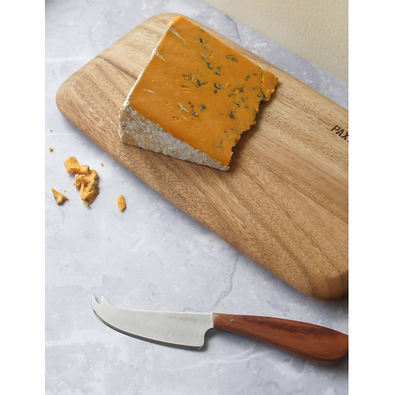 Shop Paxton & Whitfield Grained Wooden Cheese Board And Knife Set