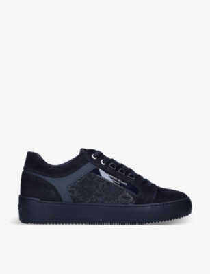ANDROID: Venice Python snake-print leather low-top trainers