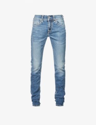 True Religion Rocco Slim-fit Skinny-leg Stretch-denim Jeans In Black