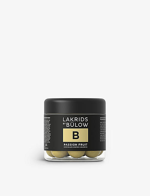 LAKRIDS BY BULOW: Lakrids by Bülow B white chocolate and passionfruit liquorice 125g