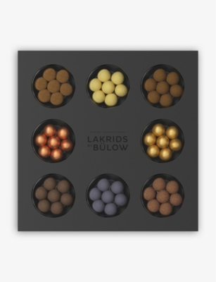 LAKRIDS BY BULOW: Selection chocolate coated liquorice box 375g
