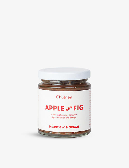 MELROSE & MORGAN: Apple and fig chutney 227g
