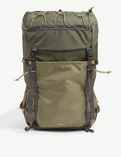 SANDQVIST: Mountain Hike recycled-nylon backpack