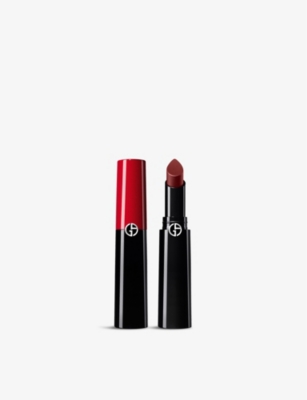 Giorgio Armani Lip Power Long-lasting Satin Lipstick In 504