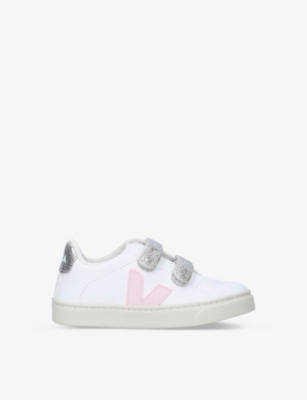 VEJA: Esplar logo-embroidered trainers 2-5 years