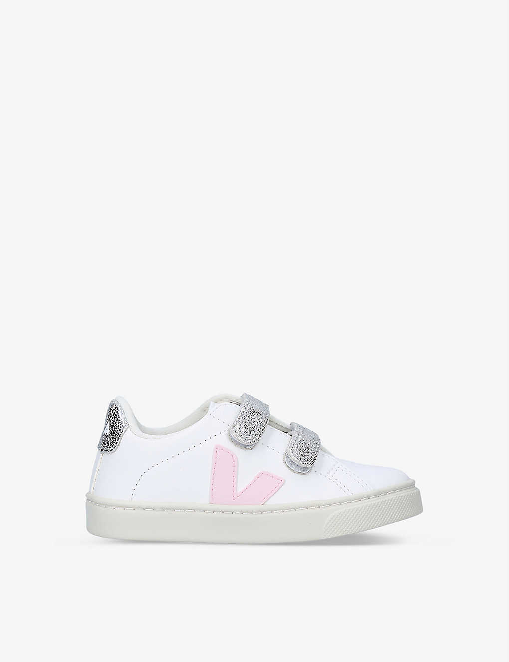 Veja Kids' Esplar Logo-embroidered Trainers 2-5 Years In White
