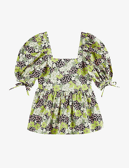 TED BAKER: Iidona floral baby doll top