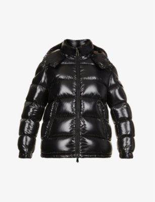MONCLER Fustet patent shell jacket Selfridges