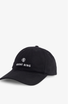 ANINE BING Jeremy Baseball Cap London in Black