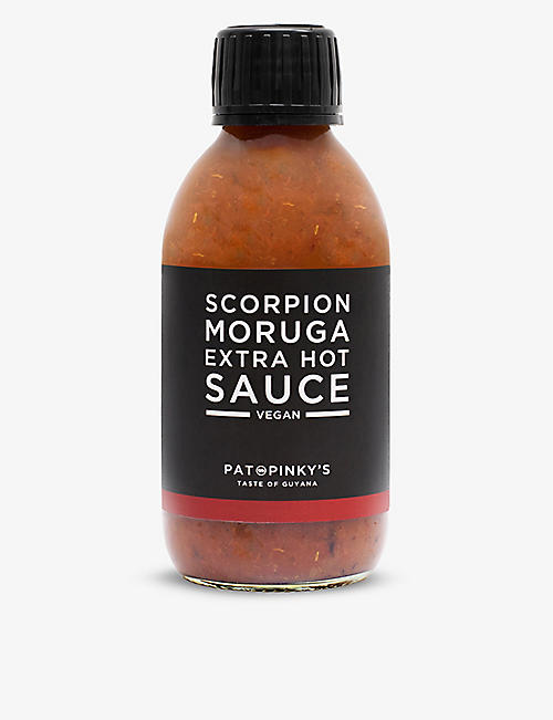 CONDIMENTS & PRESERVES: Pat & Pinky’s Scorpion Moruga Extra Hot sauce 200ml