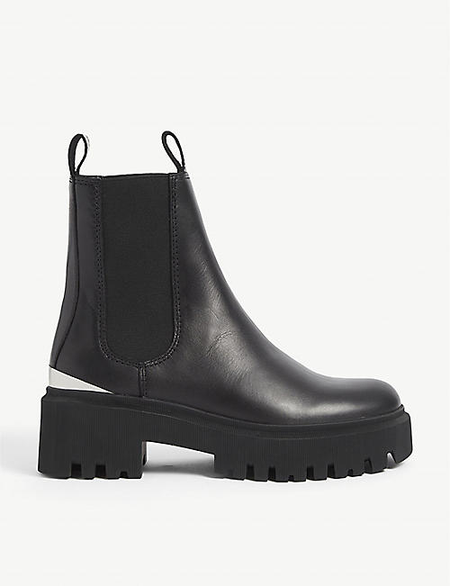 MAJE: Felsea leather Chelsea boots