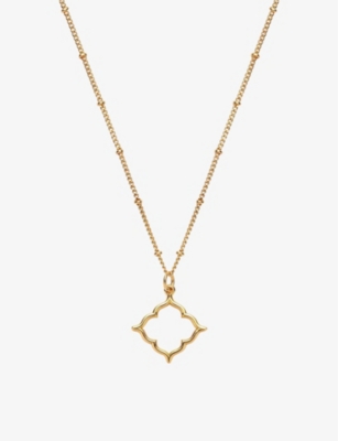 La Maison Couture With Love Darling #11 Community 14ct Yellow Gold-plated Vermeil Sterling-silver Pendant Necklace