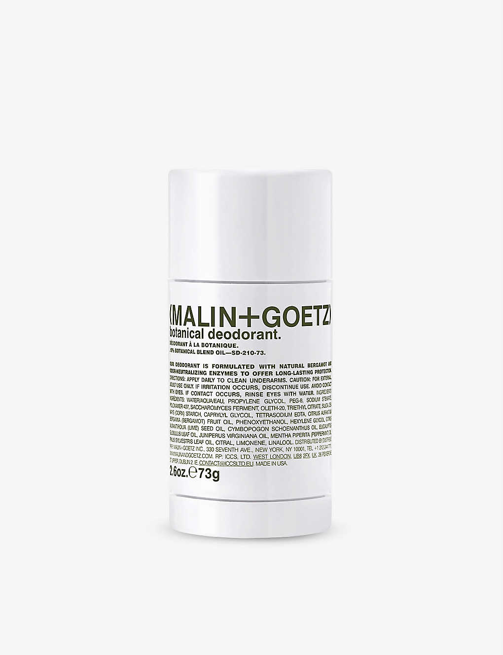 Malin + Goetz Botanical Deodorant 73g
