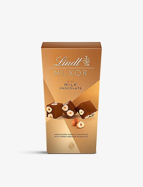LINDT: Nuxor with mill chocolate 165g