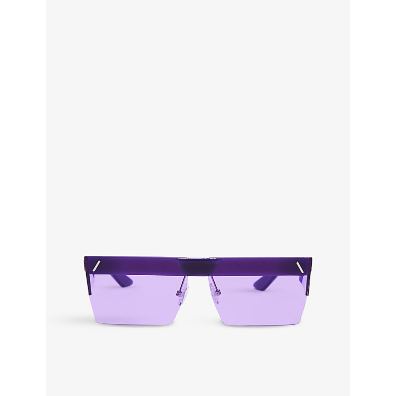 Parley For The Oceans Womens Violet Purple Clean Waves X M.i.a Interchangeable-lenses Parley Ocean Plastic® Sunglasses