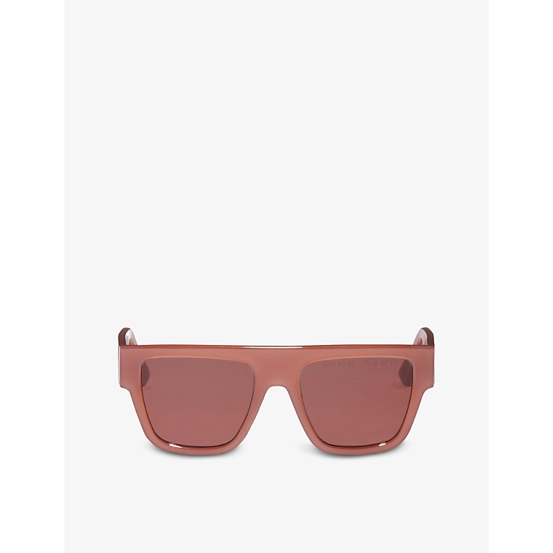 Parley For The Oceans Clean Waves Archetype 01 Square-frame Parley Ocean Plastic® Sunglasses In Dawn