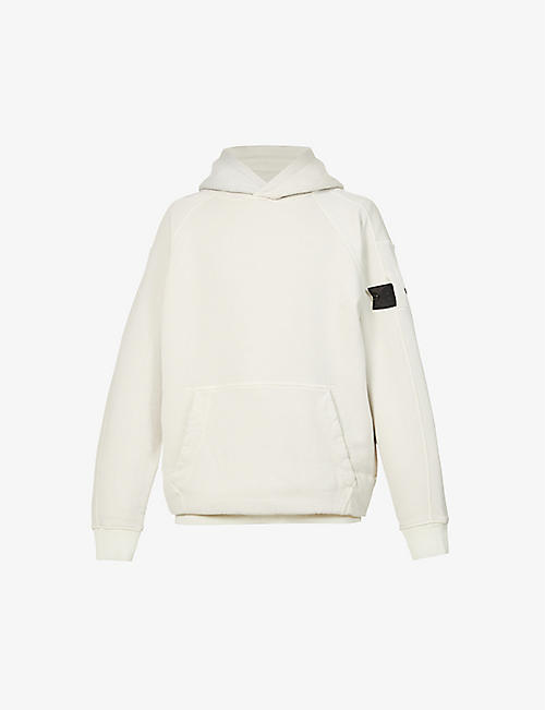 STONE ISLAND SHADOW PROJECT: Brand-embroidered oversized cotton-blend jersey hoody
