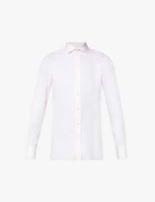 Slim-fit cotton shir...