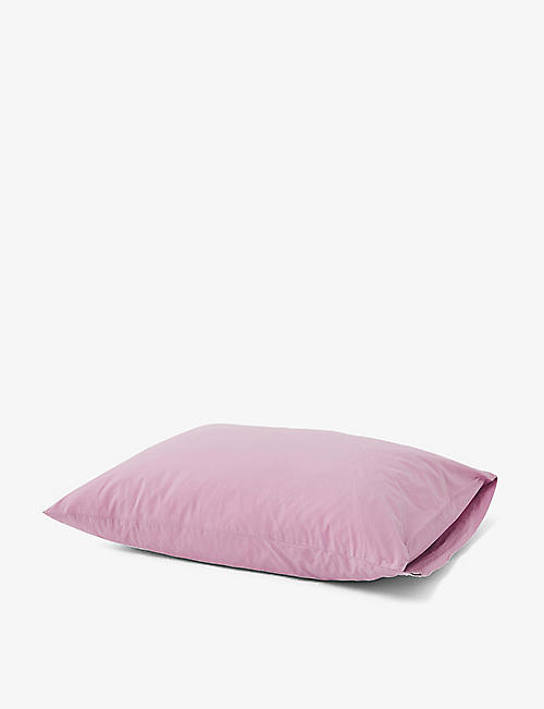 TEKLA: Core organic-cotton pillowcase 50cm x 60cm
