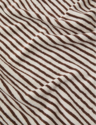 TEKLA: Logo-embossed cotton bath towel 70cm x 140cm