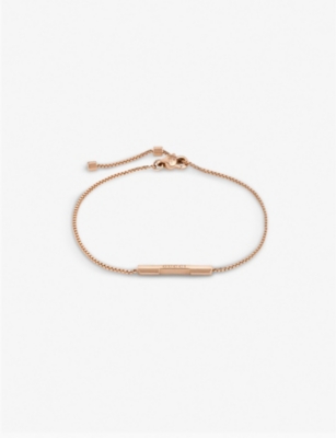 GUCCI: Link to Love 18ct rose-gold bracelet