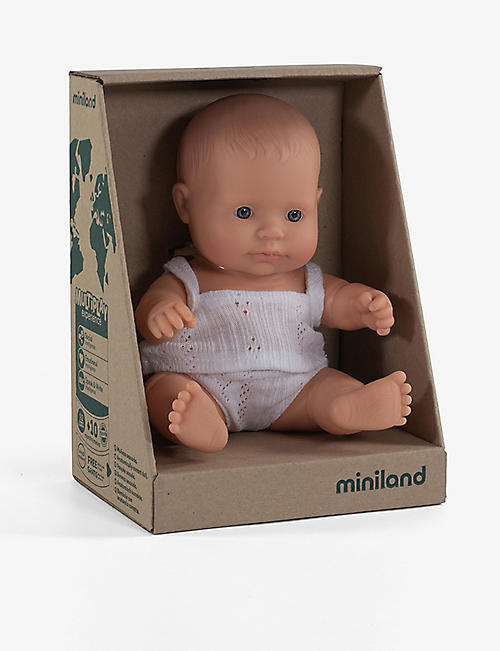 MINILANDS: Educational female baby doll 21cm
