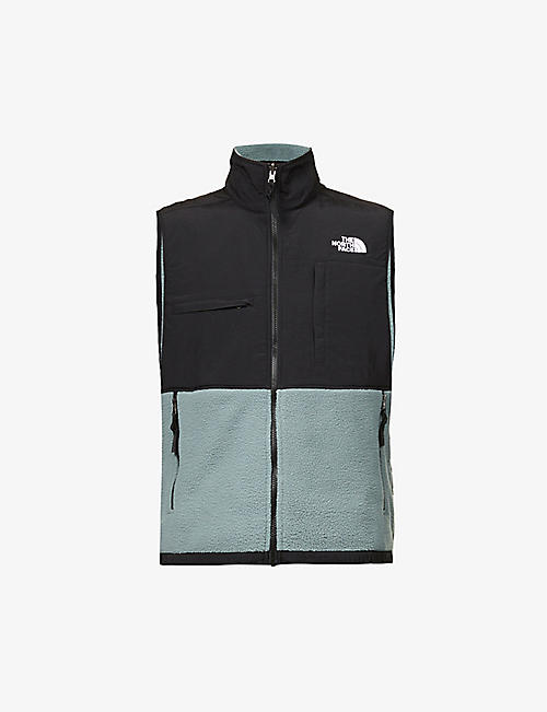THE NORTH FACE: Denali brand-embroidered fleece and shell vest