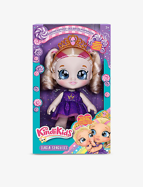 POCKET MONEY: Kindi Kids Scented Sisters Tiara Sparkles doll figure 34cm