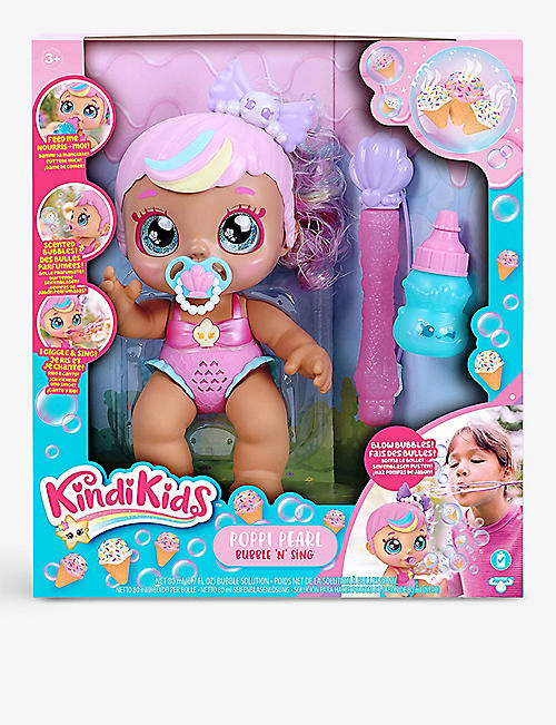 POCKET MONEY: Kindi Kids Bubble ‘n Sing Poppi Pearl doll