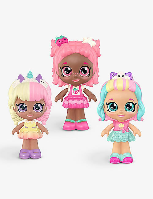 POCKET MONEY: Kindi Kids S2 Bestie doll figure set of three