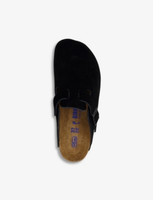 Boston buckle-embellished suede sandals