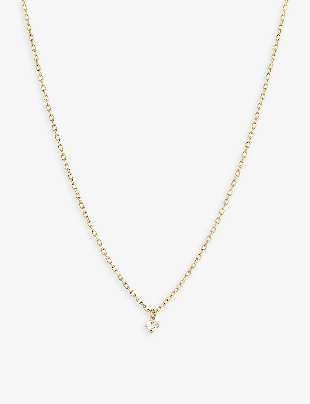 The Alkemistry Ruifier Scintilla Polaris 18ct Yellow Gold And 0.04ct Diamond Necklace