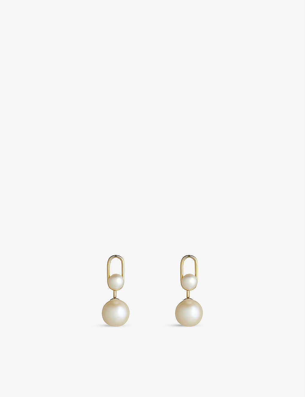 The Alkemistry Ruifier Astra Moonlight 18ct Yellow-gold And Akoya Pearl Earrings In 18ct Yellow Gold