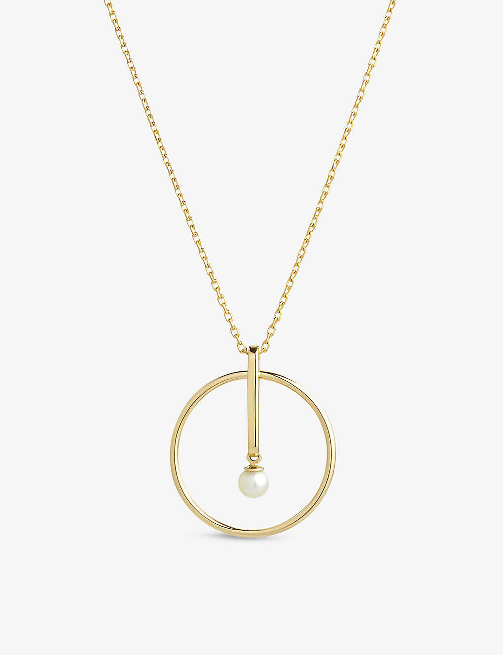 The Alkemistry Ruifier Astra Moonlight 18ct Yellow-gold And Akoya Pearl Pendant Necklace In 18ct Yellow Gold